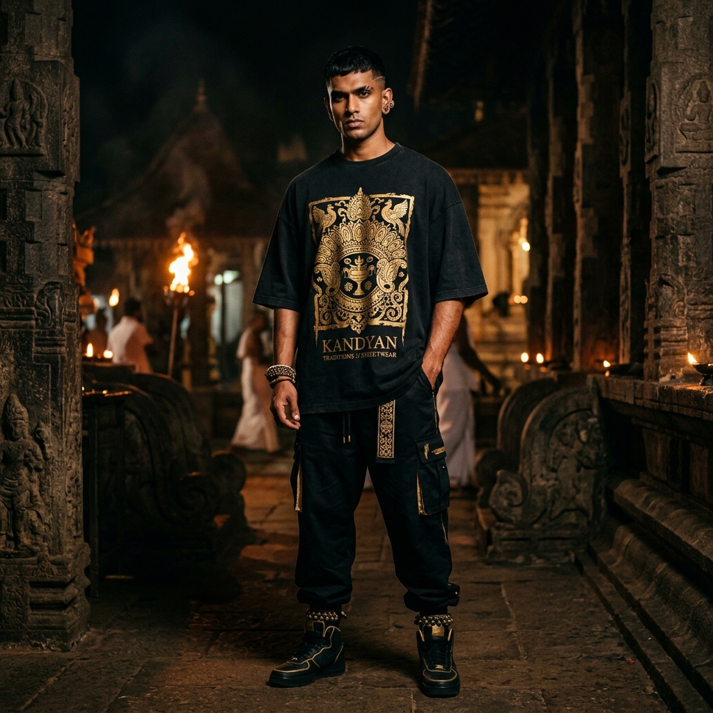 Kandyan dancer inspired streetwear collection